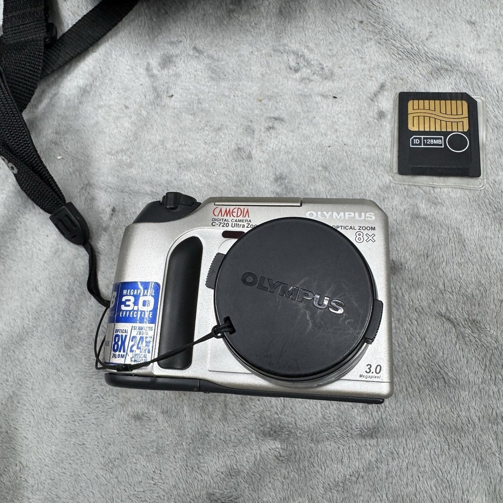 Olympus C-720 Camedia Ultra Zoom Digital Camera 3MP 8x Optical Compact‎ Tested - Picture 4 of 13